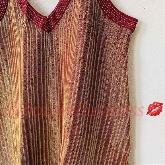 ZARA Limited Edition Dress with Metallic Thread - Picture 5 of 7